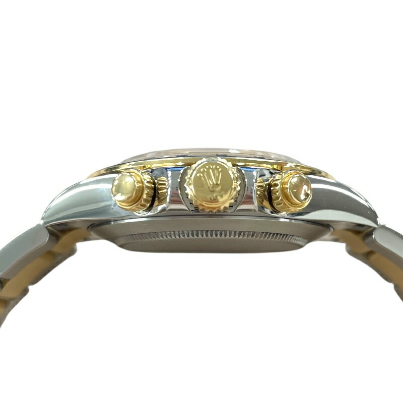 ロレックス ROLEX コスモグラフ デイトナ ブラックシェル 116523NG ブラックシェル×ゴールド K18YG/SS メンズ 腕時計【中古】
