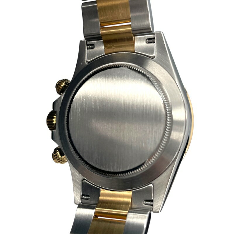 ロレックス ROLEX コスモグラフ デイトナ ブラックシェル 116523NG ブラックシェル×ゴールド K18YG/SS メンズ 腕時計【中古】
