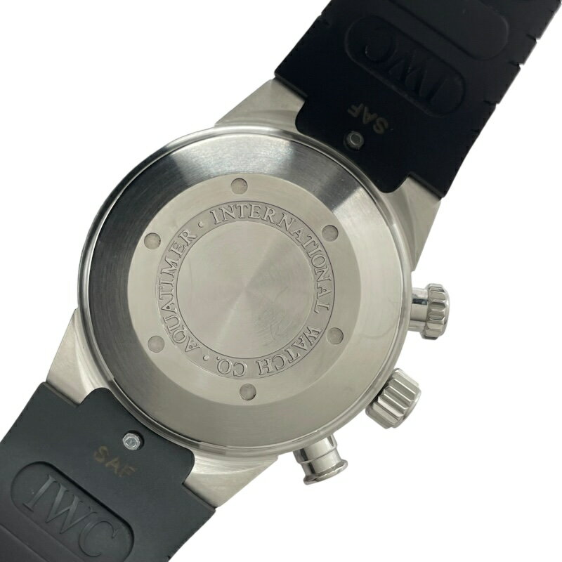 インターナショナルウォッチカンパニー IWC アクアタイマー クロノグラフ IW371933 ブラック SS メンズ 腕時計【中古】