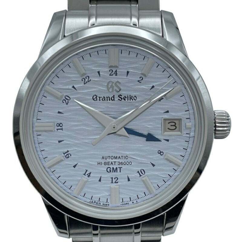 グランドセイコー Grand Seiko エレガンスコレクション メカニカル ハイビート 36000 GMT SBGJ249 ブルー SS 自動巻き メンズ 腕時計【..