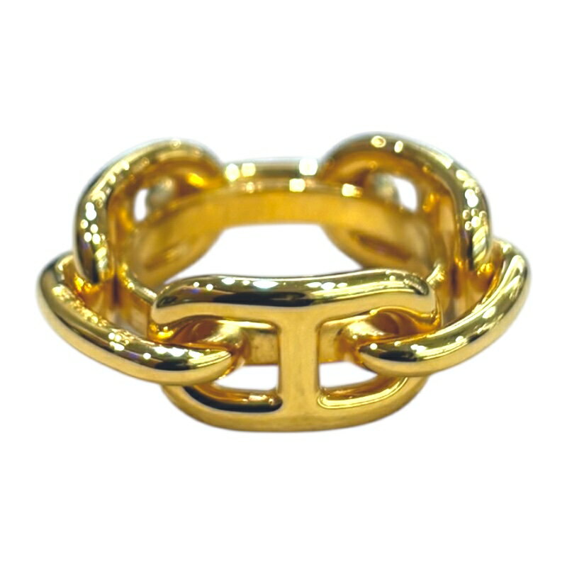 エルメス HERMES ルガデスカーフリング ゴールド メタル アクセサリー【中古】