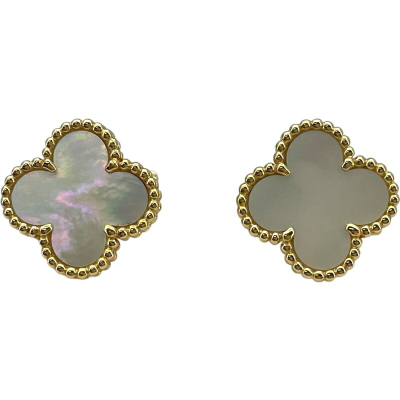 ヴァンクリーフ＆アーペル Van Cleef & Arpels ヴィンテージアルハンブラピアス MOP ピンクゴールド Au..