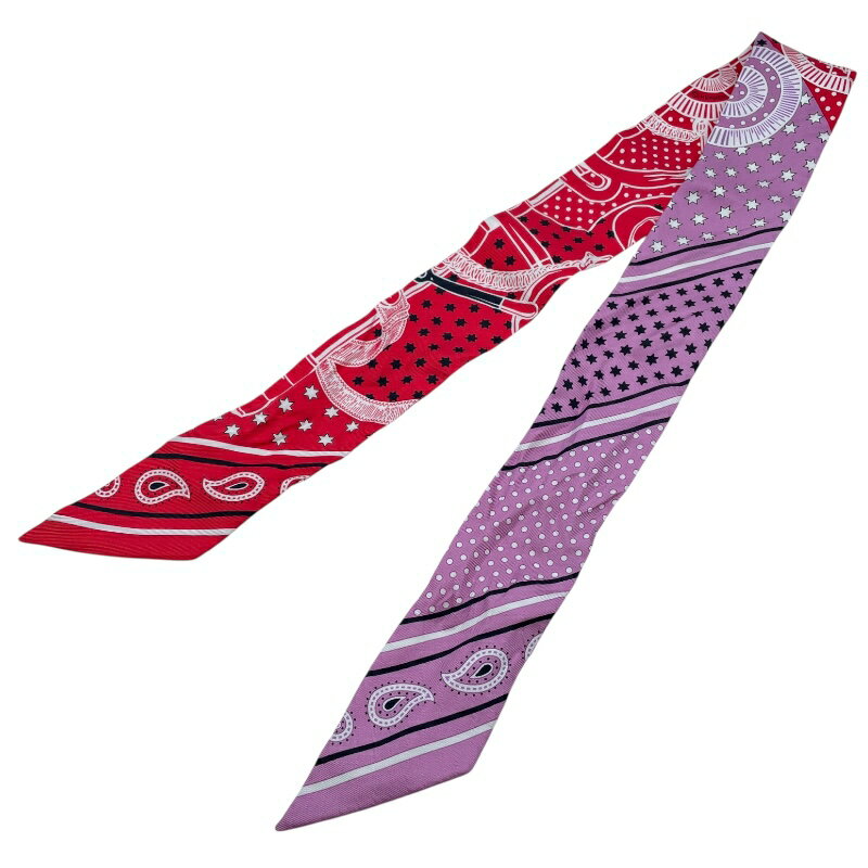 エルメス HERMES ツイリー エプロン・ドール・バンダナ マルチカラー シルク レディース スカーフ【中..