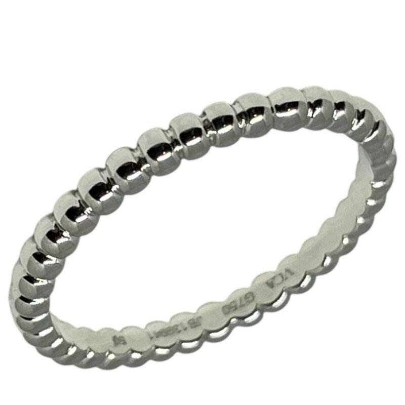 ヴァンクリーフ＆アーペル Van Cleef & Arpels ペルレ スモールリング ホワイトゴールド 750WG ジュエリー【中古】のサムネイル