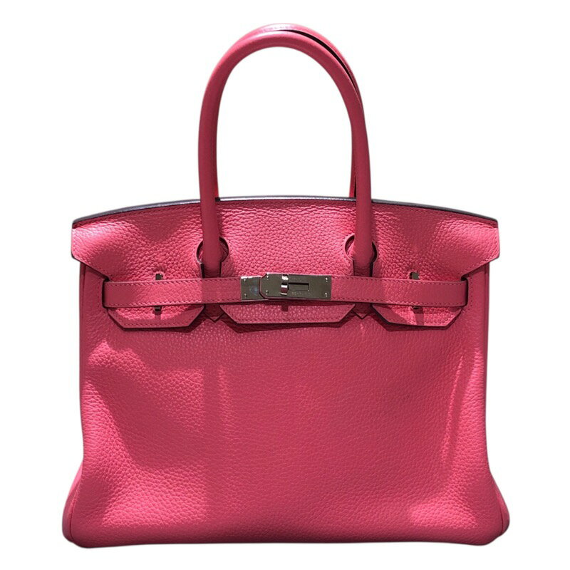 エルメス HERMES バーキン30 Y刻印 ローズアザレ SV金具 トリヨン レディース ハンドバッグ【中古】