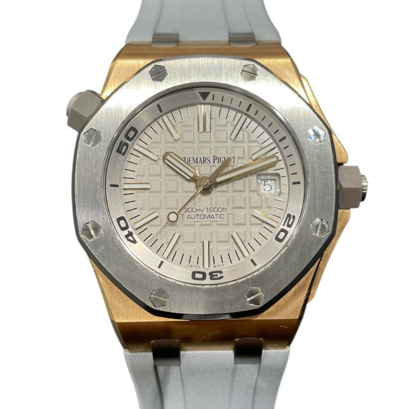 オーデマ・ピゲ AUDEMARS PIGUET ロイヤルオークオフショアブティック限定 15711OI.OO.A006CA.01 グレー PG/チタン メンズ 腕時計【中古】
