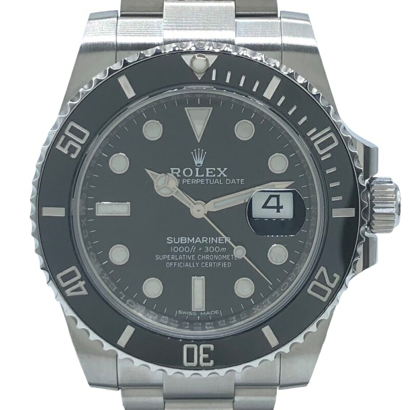 ロレックス ROLEX サブマリーナ 116610LN ブラック SS メンズ 腕時計【中古】