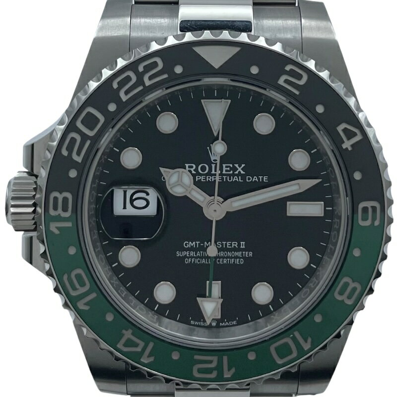 ロレックス ROLEX GMTマスター2 126720VTNR ブラック SS メンズ 腕時計【中古】