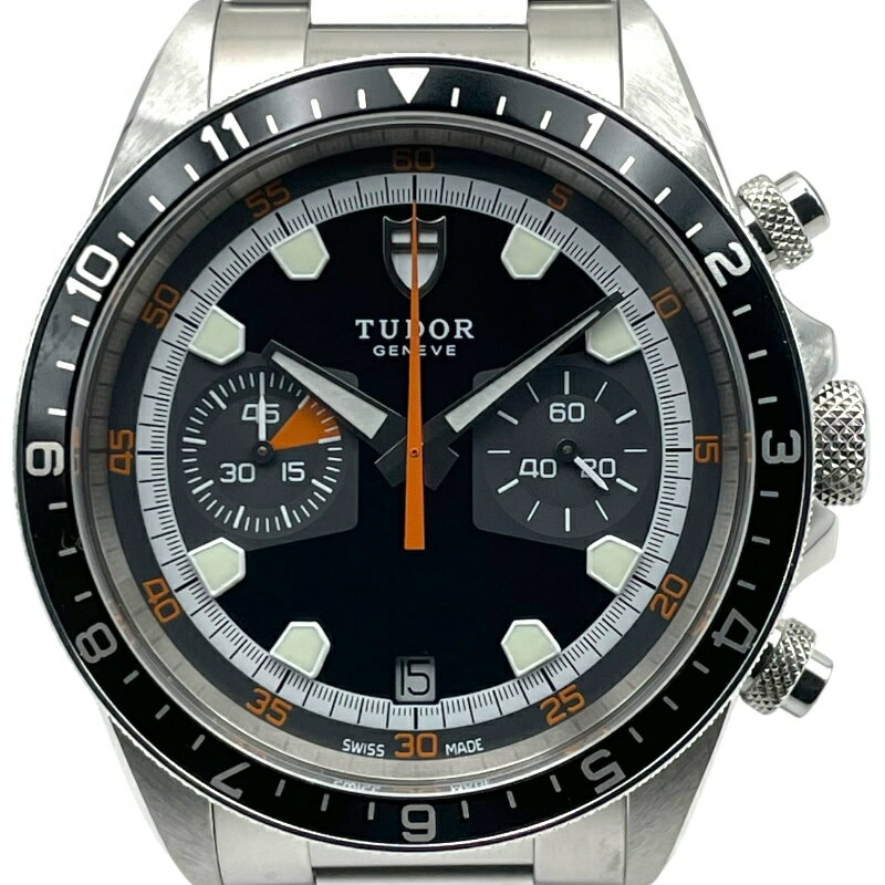 チューダー/チュードル TUDOR ヘリテージ クロノ 70330N ブラック SS 自動巻き メン ...