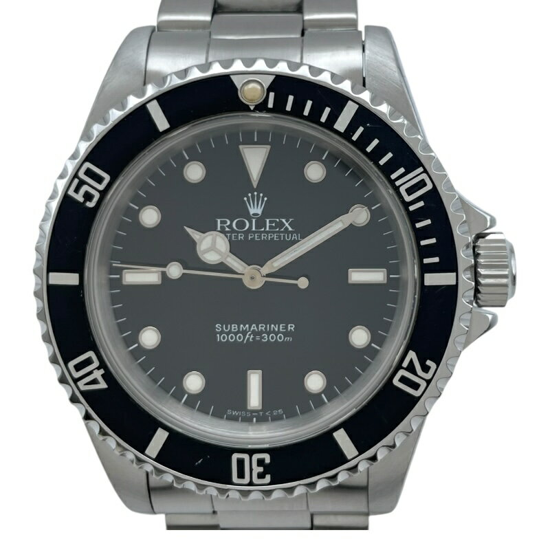 ロレックス ROLEX サブマリーナノンデイト 14060 ブラック ...(2)