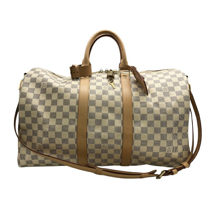 Rakuten - ルイ・ヴィトン LOUIS VUITTON キーポルバンドリエール45 N48223 アズール PVC ユニセックス ボストンバッグ【中古】