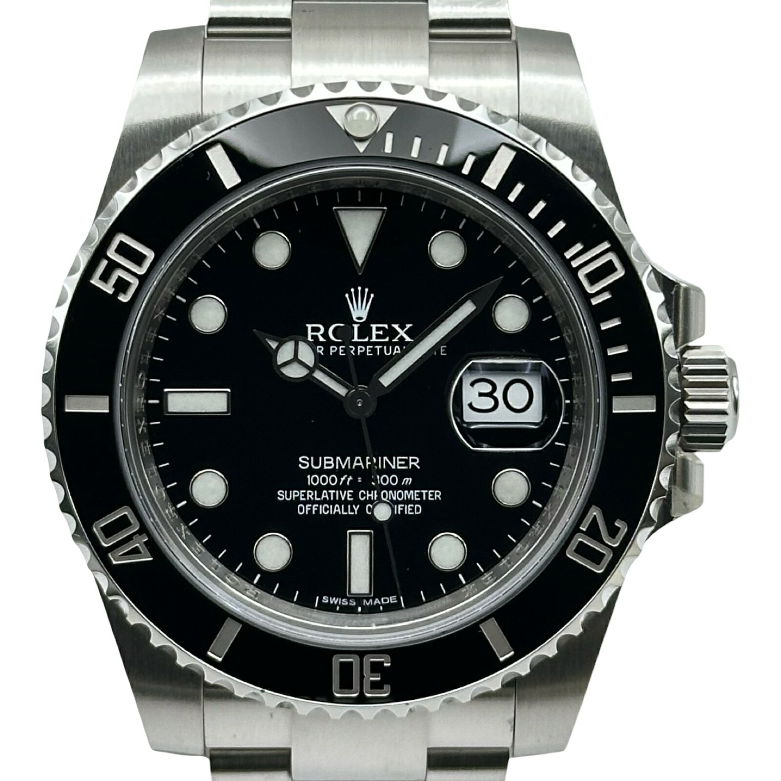 ロレックス ROLEX サブマリーナ 116610LN ブラック ステンレススチール 自動巻き メンズ 腕時計【中古】