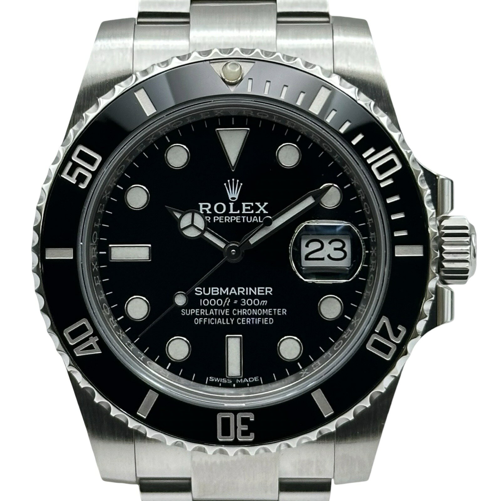 ロレックス ROLEX サブマリーナ 116610LN ブラック ステンレススチール 自動巻き メンズ 腕時計【中古】