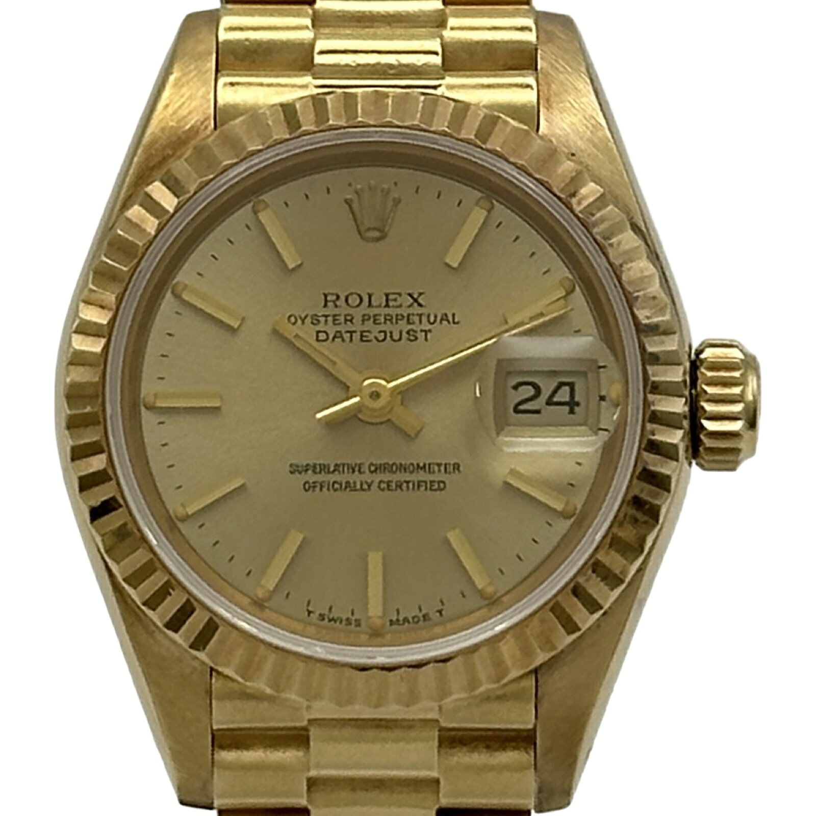 ロレックス ROLEX デイトジャスト 69178 ゴールド ゴールド 自動巻き レディース 腕時計【中古】