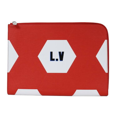 ルイ・ヴィトン LOUIS VUITTON エピ ポシェット・ジュールGM M63232 レッド×ホワイト クラッチバッグ メンズ レディース【中古】