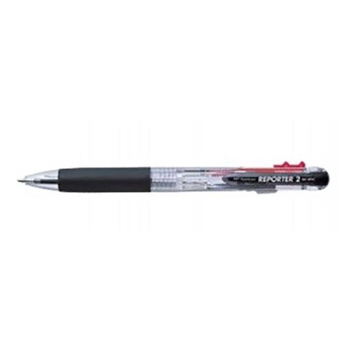 トンボ鉛筆［BC-WRC20］2色ボールペン リポーター2 透明