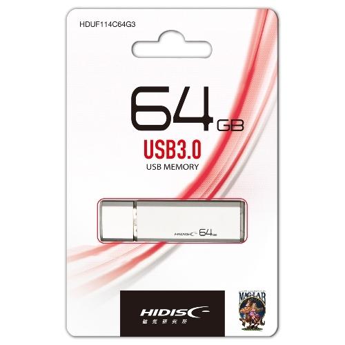 HIDISC USB 3.0 եåɥ饤 64GB С å׼ HDUF114C64G3
