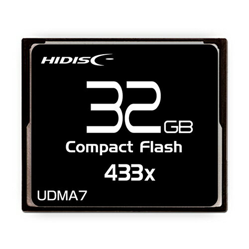 HIDISC CFカード 32GB 433x Read65MB/s MLCチ