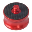 エツミ 1/4(M)-3/8(F) ワイドアダプター レッド VE-6964
