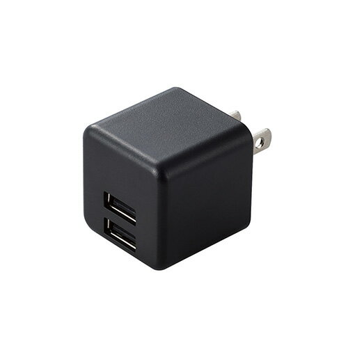 쥳 ACŴ/ޥ֥ۡå/2.4A/USB-A᥹2ݡ/ޤ/塼ַ/֥å MPA-ACU11BK