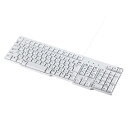 サンワサプライ USBキーボード ホワイト SKB-L1UN