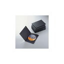 エレコム スリムDVDトールケース CD/DVD1枚 10枚入 ブラック CCD-DVDS03BK