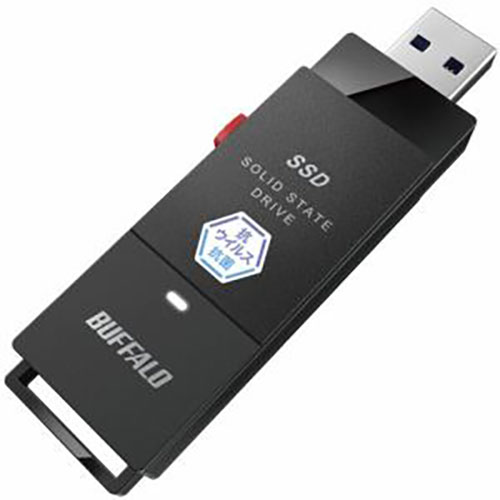 BUFFALO バッファロー SSD 黒 SSD-PUTVB1.0U3-B