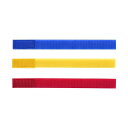 サンワサプライ ケーブルタイ 面ファスナー ブルー・レッド・イエロー CA-651CLN