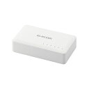 エレコム Giga対応スイッチングハブ/5ポート/プラスチック筺体/電源外付けモデル/ホワイト EHC-G05PA2-W