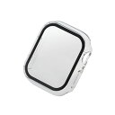 エレコム Apple Watch 41mm用フルカバーケース プレミアムゴリラガラス セラミックコート AW-22BFCGOCCR