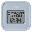 タニタ デジタル温湿度計(小型) ブルーグレー 22522409