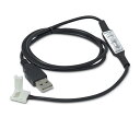 【5個セット】 YAZAWA 4pin コントローラー付きLEDテープ電源ケーブル 100cm TPLJUC0410X5
