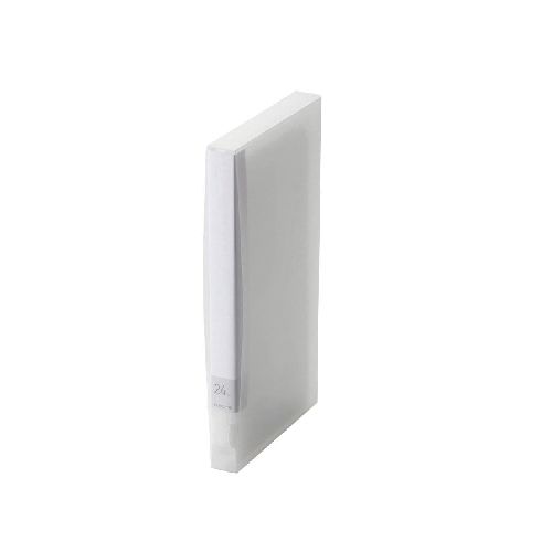 エレコム DVD/CD用ディスクファイル 24枚収納 クリア CCD-FS24CR