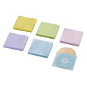 エレコム Blu-ray・CD・DVD対応不織布ケース スタンダード 120枚 60枚(両面収納) アソートカラー CCD-NWB120ASO