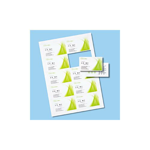 サンワサプライ インクジェット名刺カード・超特厚 JP-MC12N