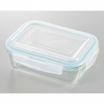 グラスコンテナ4点ロック式ガラス保存容器1050 SJ2532