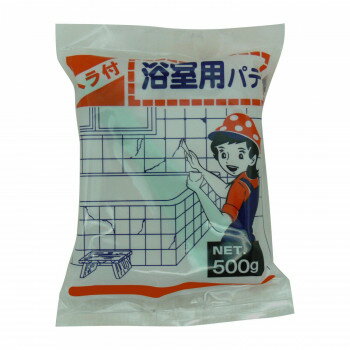 家庭化学工業 浴室用パテ 500g オフホワイト ヘラ付