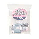 ジャパックス 書き込めるチャック付ポリ袋 透明 100枚×60冊 WGF-4(3)