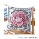 オリムパス クロス・ステッチししゅうキット 美しい花たち クッション レッドローズ 6057(オフホワイト)