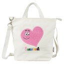 BARBAPAPA(バーバパパ) 帆布ショルダーバッグ ナチュラル(サガラ刺繍) CKBP026