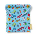 かえるのピクルス 巾着(小) ブルー CKKP011-2