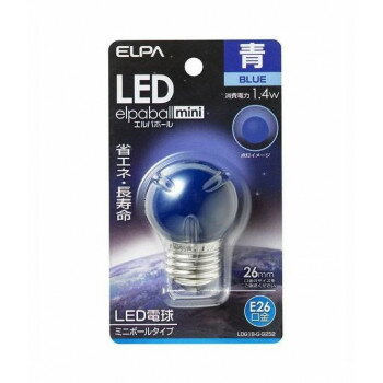 ELPA LEDŵ G40 E26 ֥롼 LDG1B-G-G252