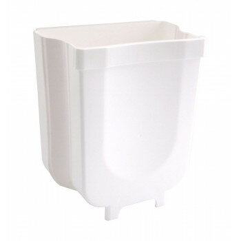 オカトー　Shellpaka　折り畳めるキッチン用ダストボックス　ホワイト