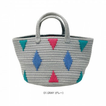 ROOTOTE롼ȡȡLT.ǥ.ROPE-rhombs-A GRAY298701