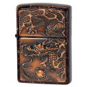 ZIPPO ライズメタル 赤龍 金乱糸 赤