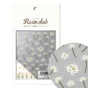 レジンクラブ レジンシール 彼岸花 白(両面印刷) RC-LIL-103