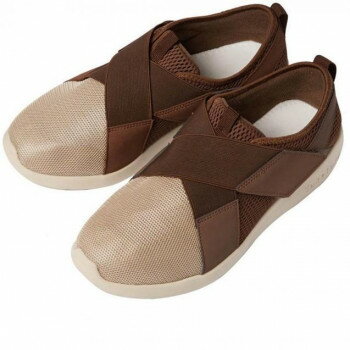 リハビリ支援シューズII ブラウン 　091403・23cm