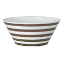 西海陶器 エッセンス es bowl ボーダー BN(L) 19615