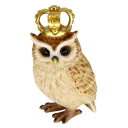 フクロウオーナメント 王冠 14159
