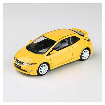 JADI ホンダ シビック FN2 Type R 07 サンライトイエロー LHD 1/64スケール PA55395